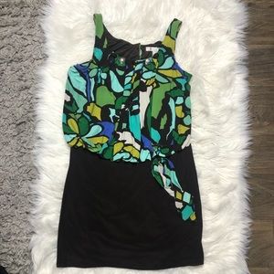 AA Studio geometric tie drop waist tank dress 16